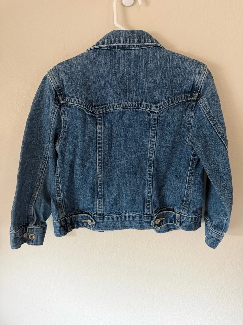 GAP Kids Dark Blue Denim Jacket with Button Front